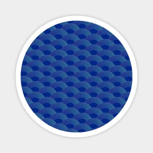 Japanese Wave Seigaiha Pattern Magnet